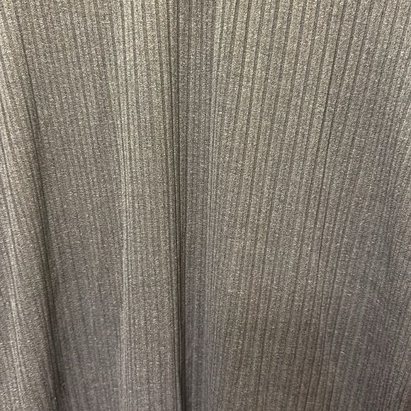 Ranchero men’s grey ribbed pull over shirt / polyester -Stretch material/ Size L - Picture 3 of 8